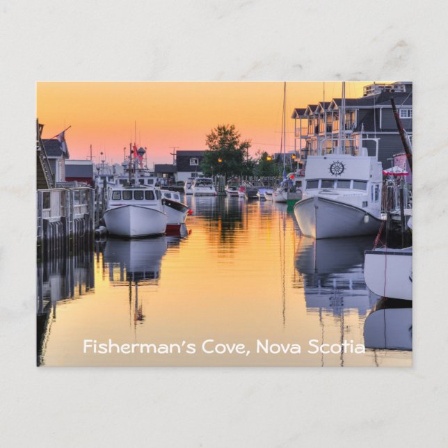 Fiskermansskydd, Östra Passage, Nova Scotia Vykort (Framsida)
