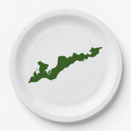 Fiskeröarnas Logotyp Pappra Tallrikar - Grönten