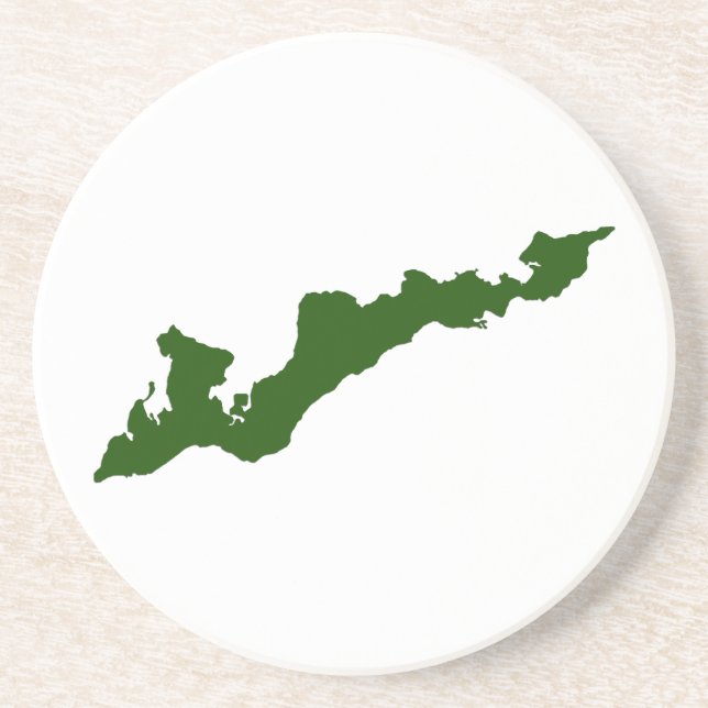 Fiskeröarnas Logotyp Underlägg - Grönt (Framsidan)