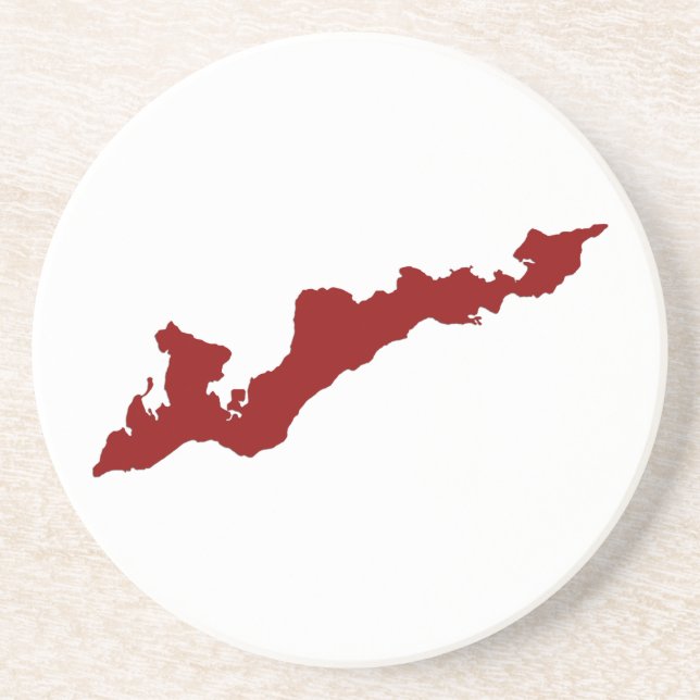 Fiskeröarnas Logotyp Underlägg - Röda (Framsidan)