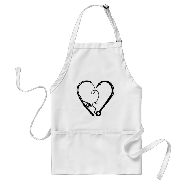 FISKEROD HEART KROK FÖRKLÄDE (Framsidan)