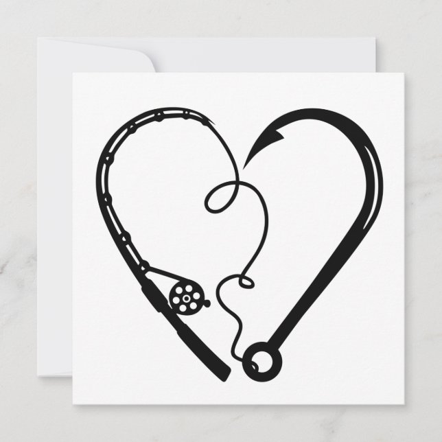 FISKEROD HEART KROK INBJUDNINGAR (Framsida)