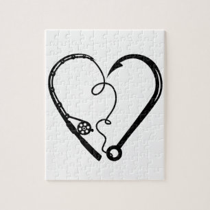 FISKEROD HEART KROK PUSSEL