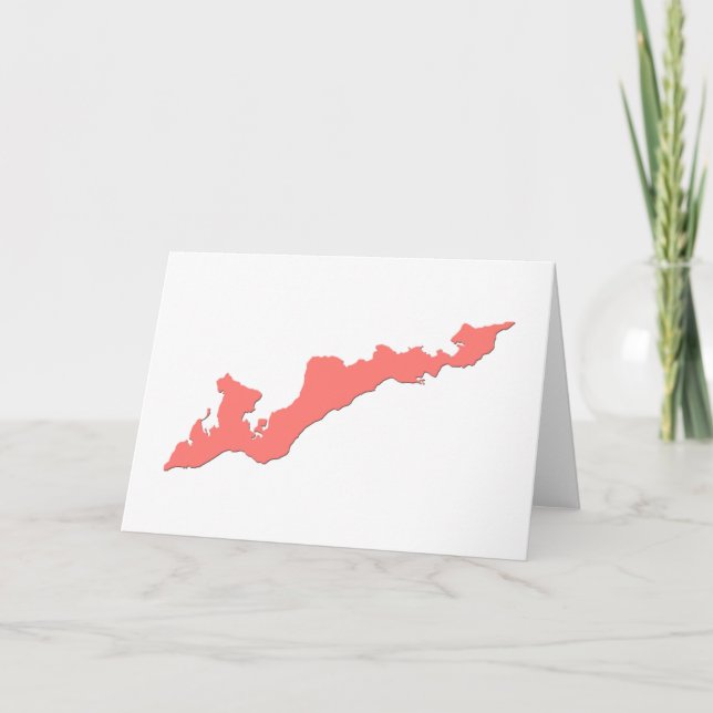 Fiskeröns Logotyp Notecard - Fiskerön NY Kort (Framsida)