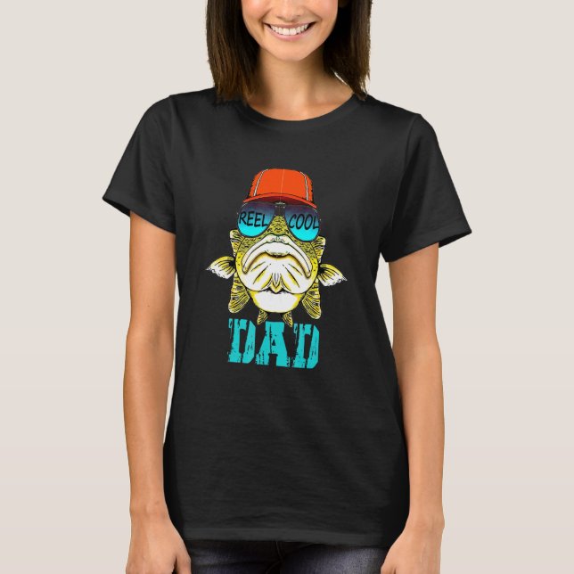 Fiskerulle Cool Dad Pappa Pappa Fars Dag Farfar T Shirt (Framsida)