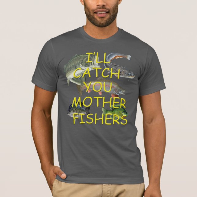Fiskeskjorta T Shirt (Framsida)