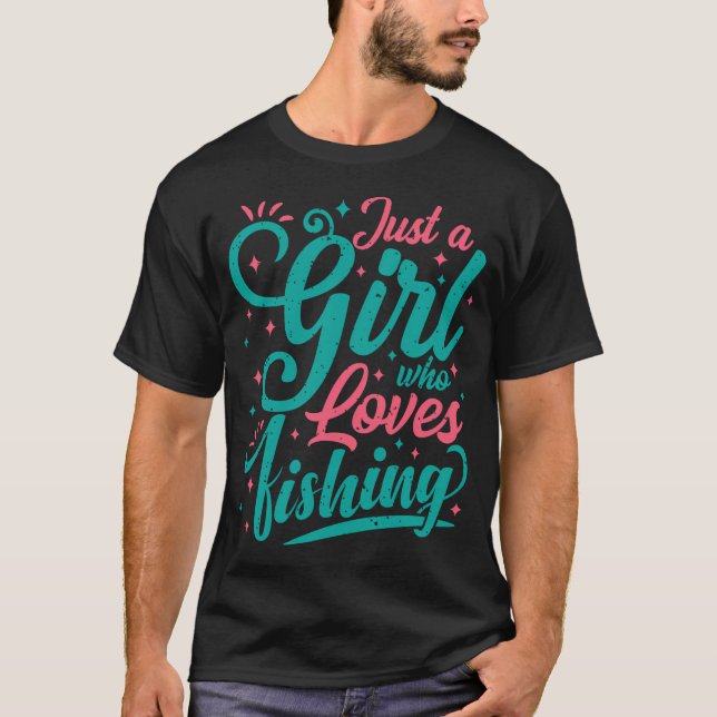 Fiskespö och tillbehör t shirt (Framsida)