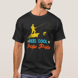 Fiskespö Riktigt Coolt Pop Pop Retro T Shirt