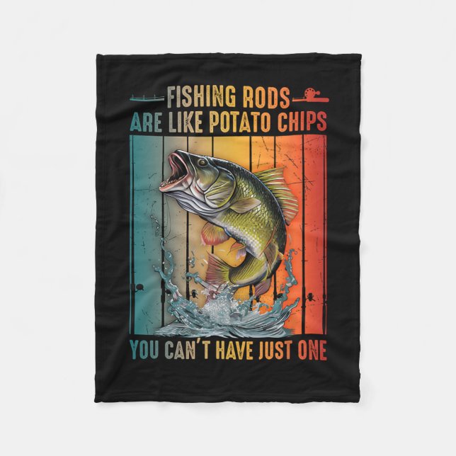 Fiskespön är som potatischips, man kan inte ha bar fleecefilt (Framsidan)