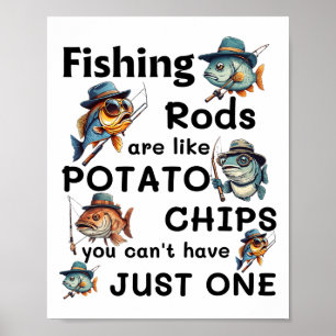 Fiskespön är som potatischips, man kan inte ha bar poster