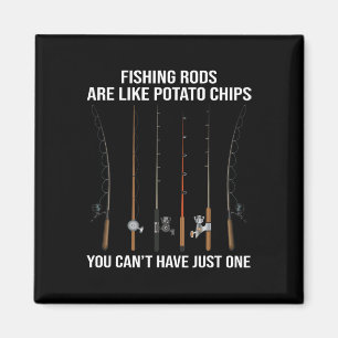 Fiskespön är som potatischips, man kan inte ha magnet