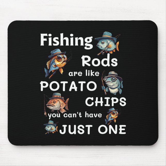 Fiskespön är som potatischips, man kan inte nöja s musmatta (Framsidan)