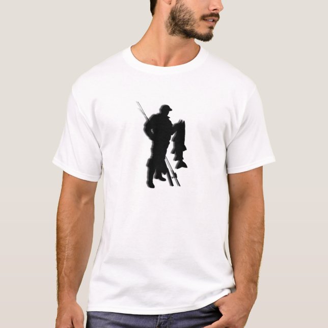 Fiskesportdesign T-Shirt (Framsida)