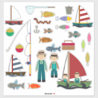 FiskeStickers Klistermärken