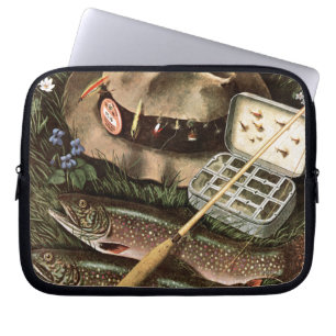 Fiskestilleben Laptop Fodral