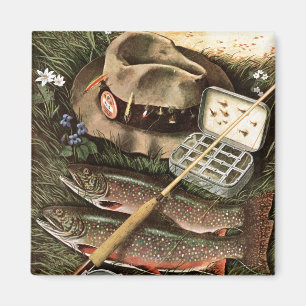 Fiskestilleben Magnet
