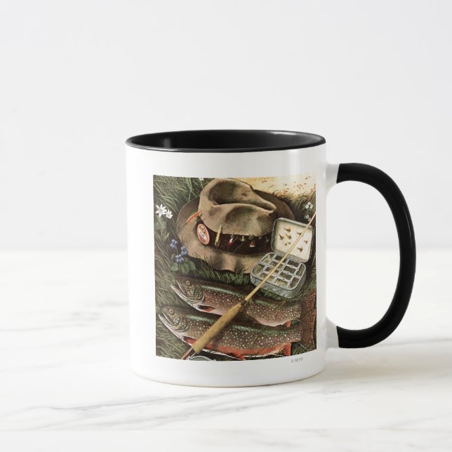 Fiskestilleben Mugg (Höger)