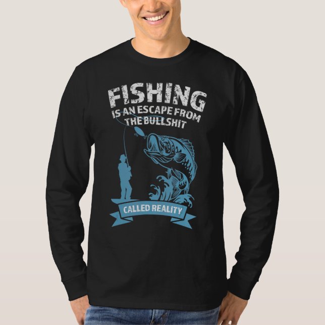 Fisket är ett landskap från fiskaren t shirt (Framsida)