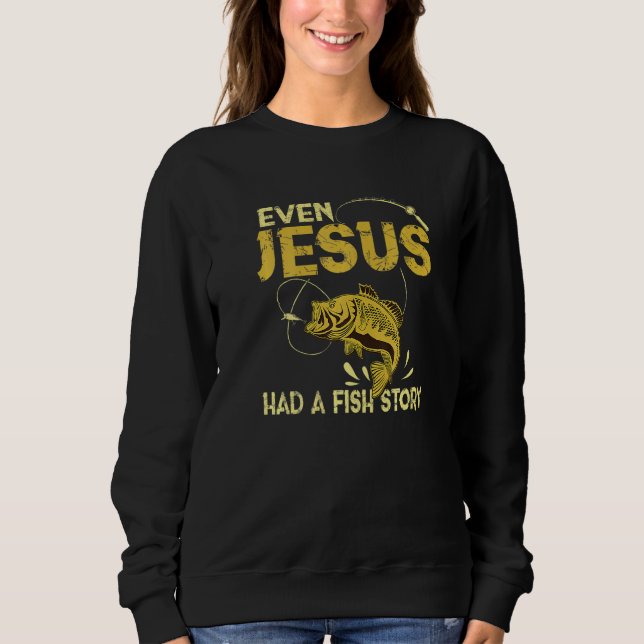 Fisket, även Jesus, hade en fiskhistoria T Shirt (Framsida)