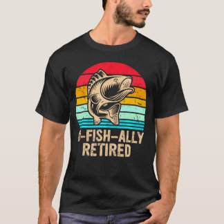 Fisket efter uttröttad Pension-fisk-ally T Shirt