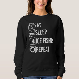 Fisket efter vilt is Upprepa Fisher Hobby Fisher F T Shirt