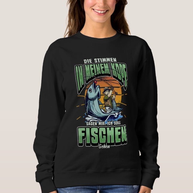 Fisket fick rösterna i mitt huvud att säga t shirt (Framsida)