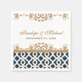 Fisket i Guld och marockanska Bröllop Pappersservett