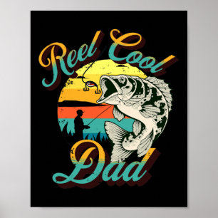 Fisket i Pappa vid pappa Fars dag ger verklig Cool Poster