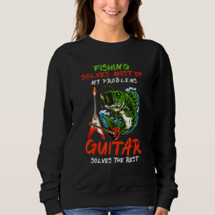 Fisket löser de flesta av mina problem Guitar Solv T Shirt