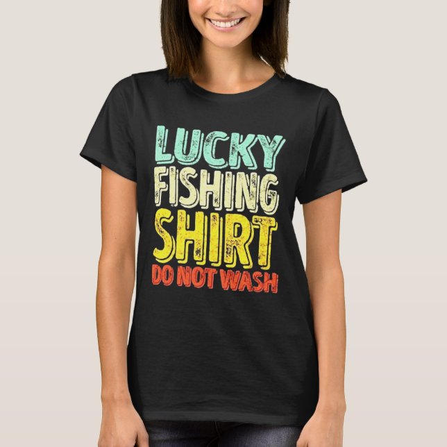 Fisket Tvättar alltså inte T Shirt (Framsida)