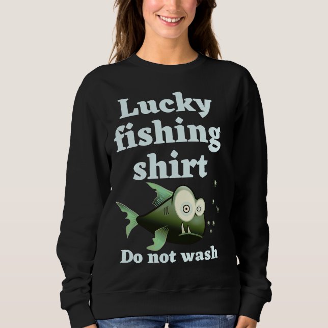 Fisket Tvättar inte T Shirt (Framsida)