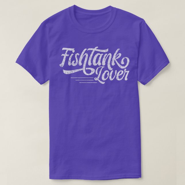 Fisketank Älskare 2 T Shirt (Design framsida)