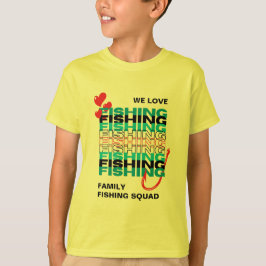 Fisketeamet Squad Kids i KÄRLEK T Shirt