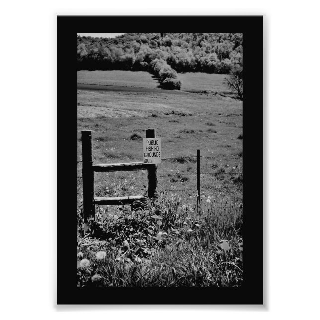 Fisketecken Fototryck (Framsidan)