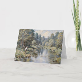 Fisketema Blank Anpassningsbar Kort