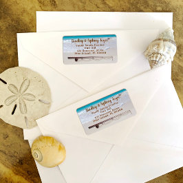 Fisketema havskust Stor adressetikett