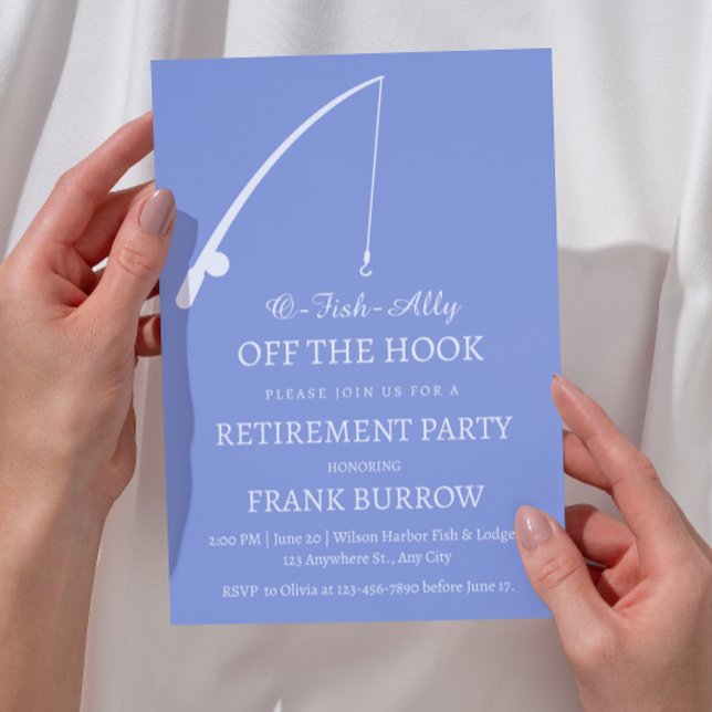 Fisketema Pension Party Inbjudningar (Skapare uppladdad)