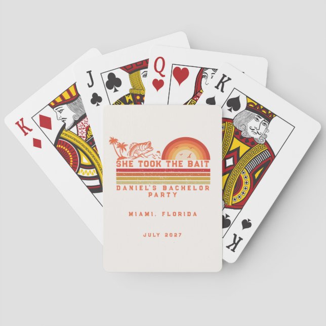 Fisketemat möhippa möhippa  casinokort (Baksidan)