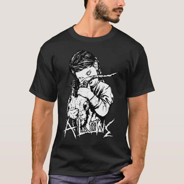 Fisketerapi citat design t shirt (Framsida)