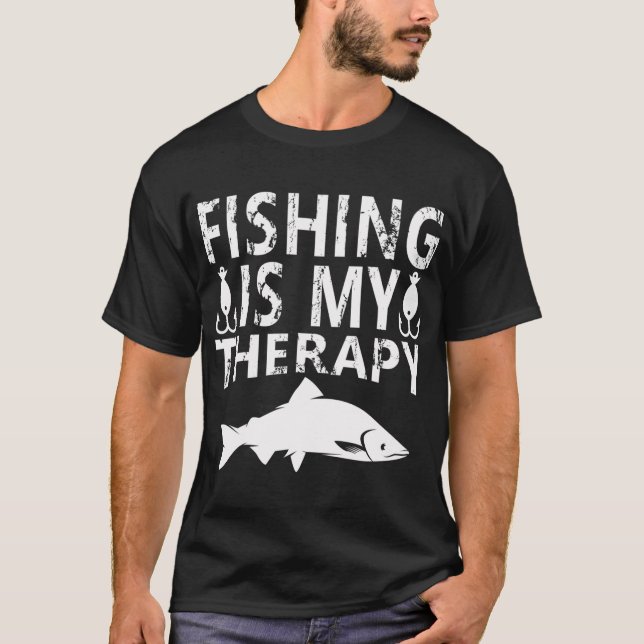 Fisketerapi T Shirt (Framsida)