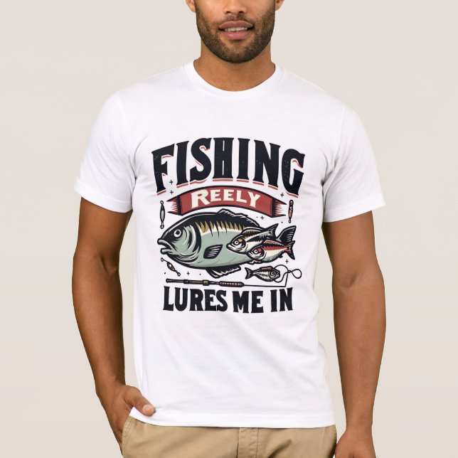Fisketid, Äventyr väntar T Shirt (Framsida)