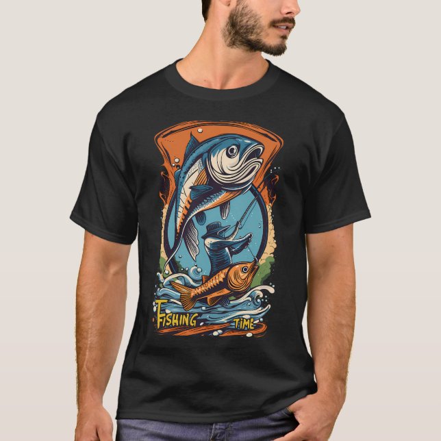 Fisketid T Shirt (Framsida)