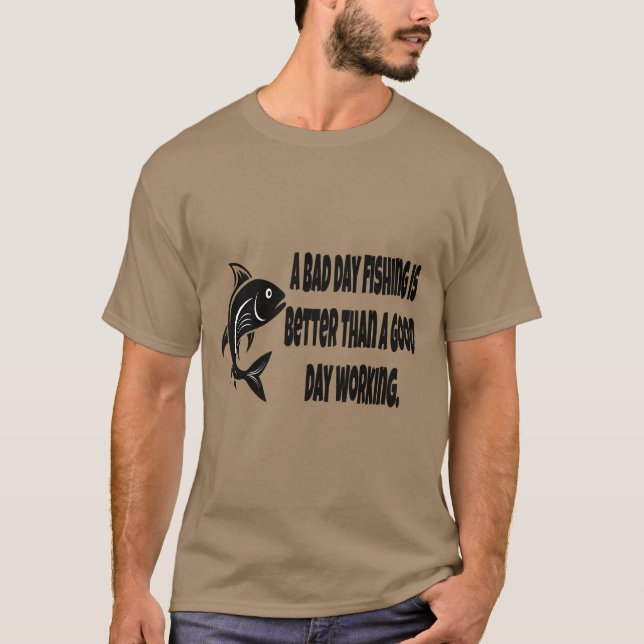 Fisketid T Shirt (Framsida)