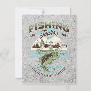 Fisketimmar - utomhusmiljö - Utah-turism Julkort