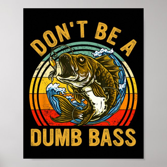 Fisketräja Var Inte En Dum B Rolig Pappa  Poster (Framsidan)