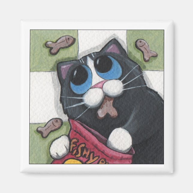 Fiskets Bitor - Kattmagnet Magnet (Framsidan)