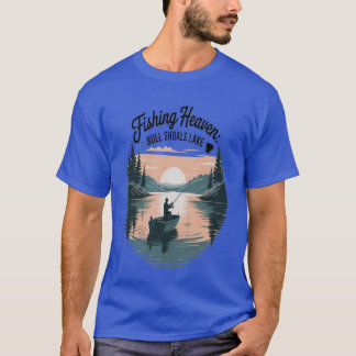 Fiskets himmel vintage Arkansas sjö liv Premium T Shirt