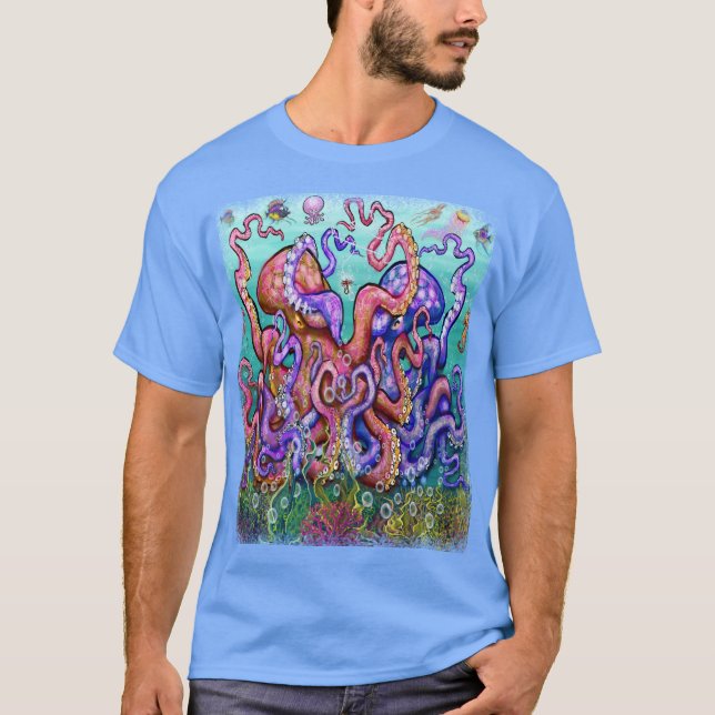 Fiskets Roligt Art T-Shirt (Framsida)