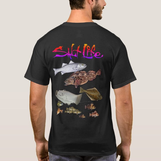 fisketshirt tee shirt (Baksida)