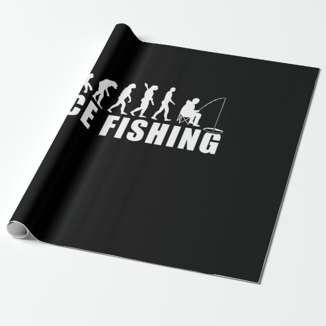 Fiskevolutionen för Fisher Ice Presentpapper (Utrullad)